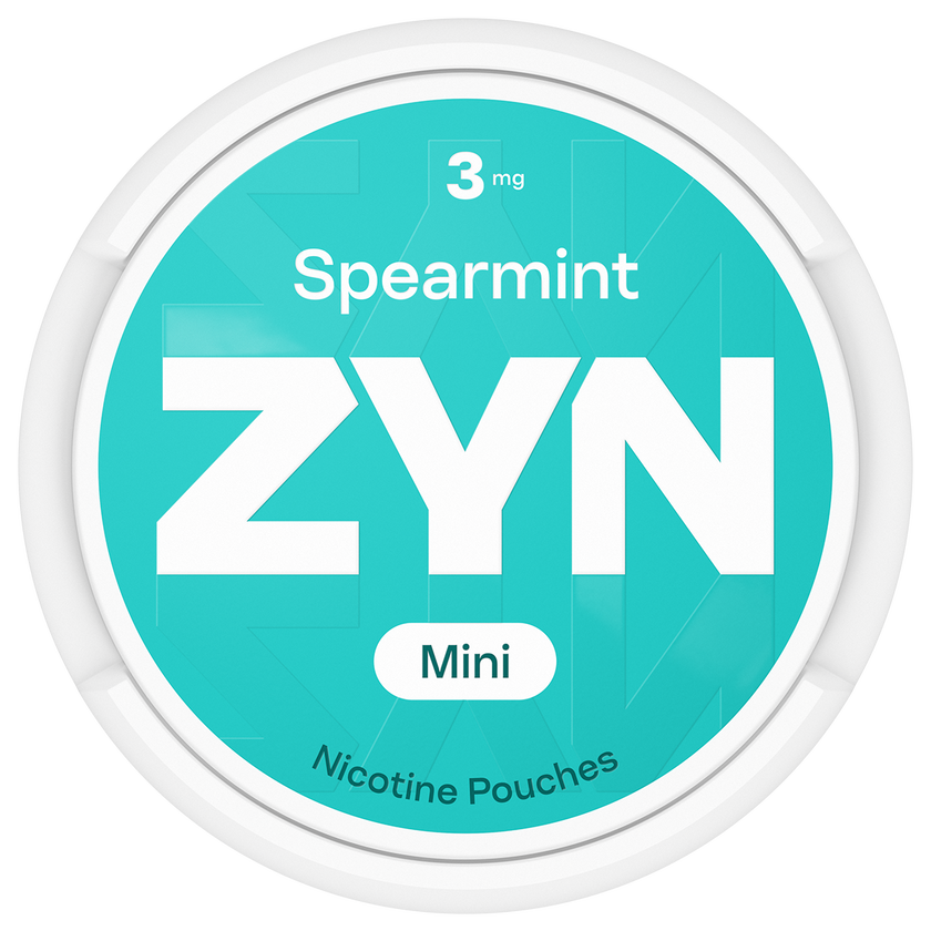ZYN Spearmint Mini 3mg Nicotine Pouches