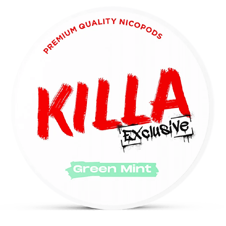 KILLA Green Mint Nicotine Pouches